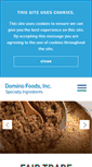 Mobile Screenshot of dominospecialtyingredients.com